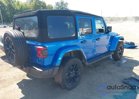 2024 Jeep Wrangler Sahara 4Xe from USA, damaged, VIN 1C4RJXP69RW211618